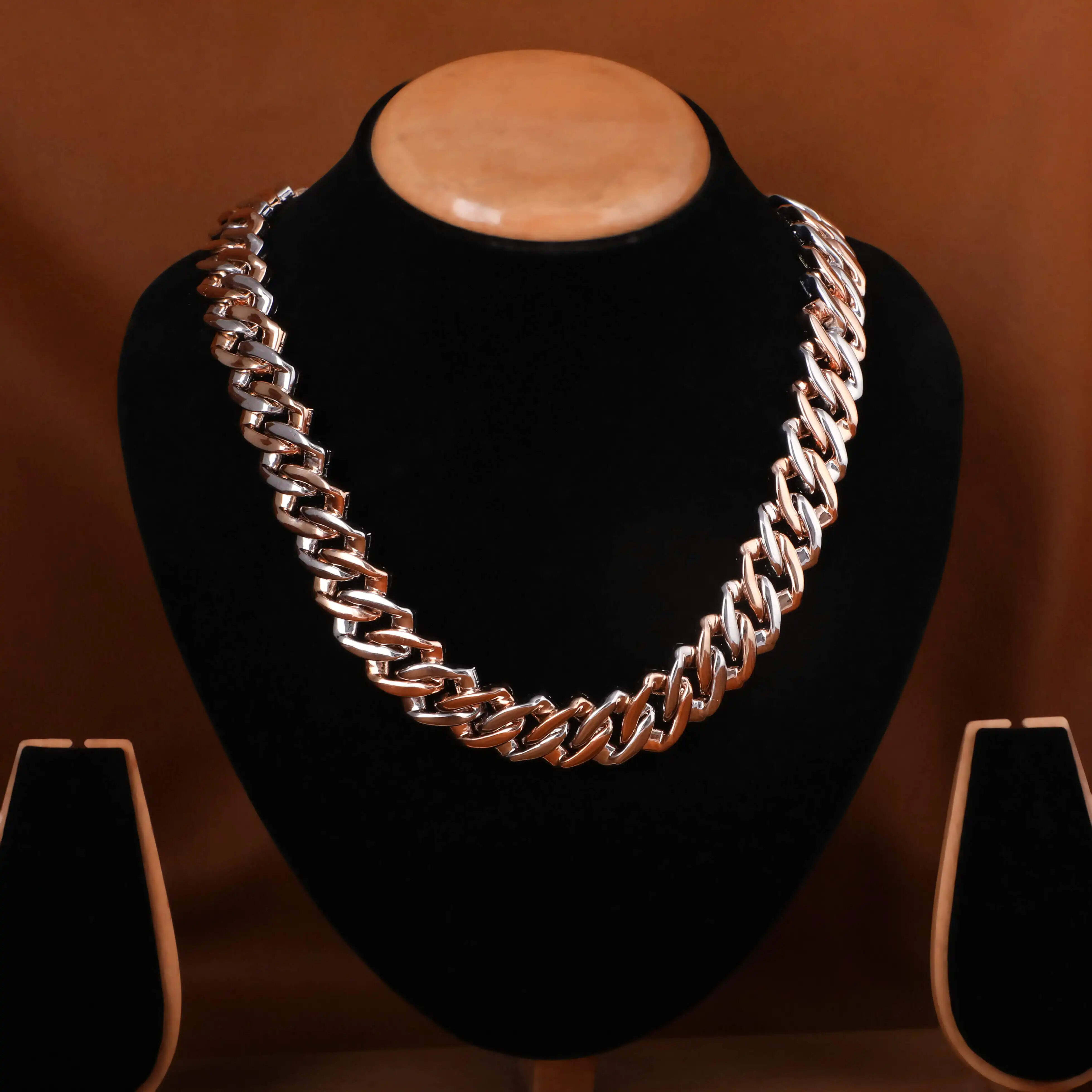 Custom 18mm Moissanite Diamond Cuban Link Chain 925 Sterling Silver Rose Gold Hip Hop Luxury Miami Style Body Jewelry to Gift