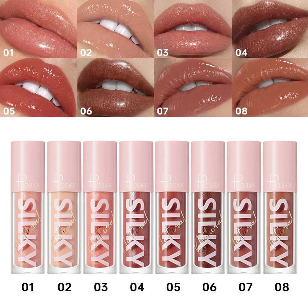 8 pcs set of mirror moisturizing lip glaze - glossy effect moisturizing formula long-lasting not easy to fade suitable for aXJ250724