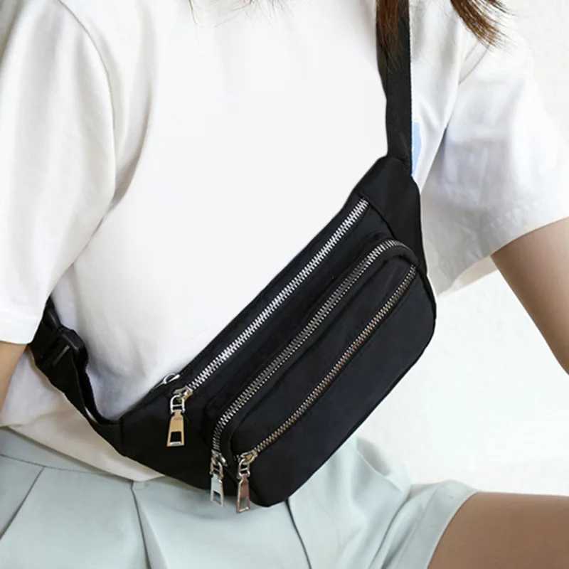 2024 Oxford Cloth Waist Bag Zipper Ch Bag Sport Travel Girl Belly Pocket Hip Bum Bag Fanny Pack for Women Y250724