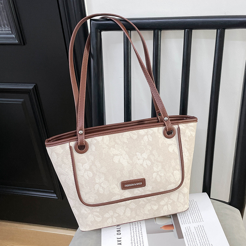 Luxury Brand Designer Bag Minimalist Large Capacity Tote Bag For Women 2025 New Summer Trend Versatile Commuter Large Capacity Handbag Shoulder Bag