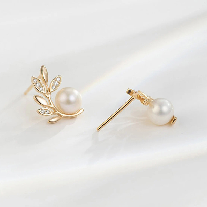 Stud Earrings 18K gold-plated 925 silver luxury Designer studs geometric famous women's round diamond crystal pearl earrings Fashion Jewelry Earr