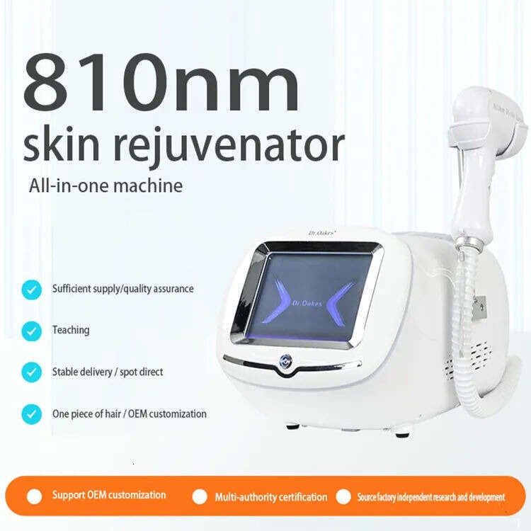 New Upgrade Effective 810Nm Diode Laser Hair Removal Ice Titanium Quick Hair Removal Pain-Free Depilation Skin Rejuvenation Professional Laser Machin