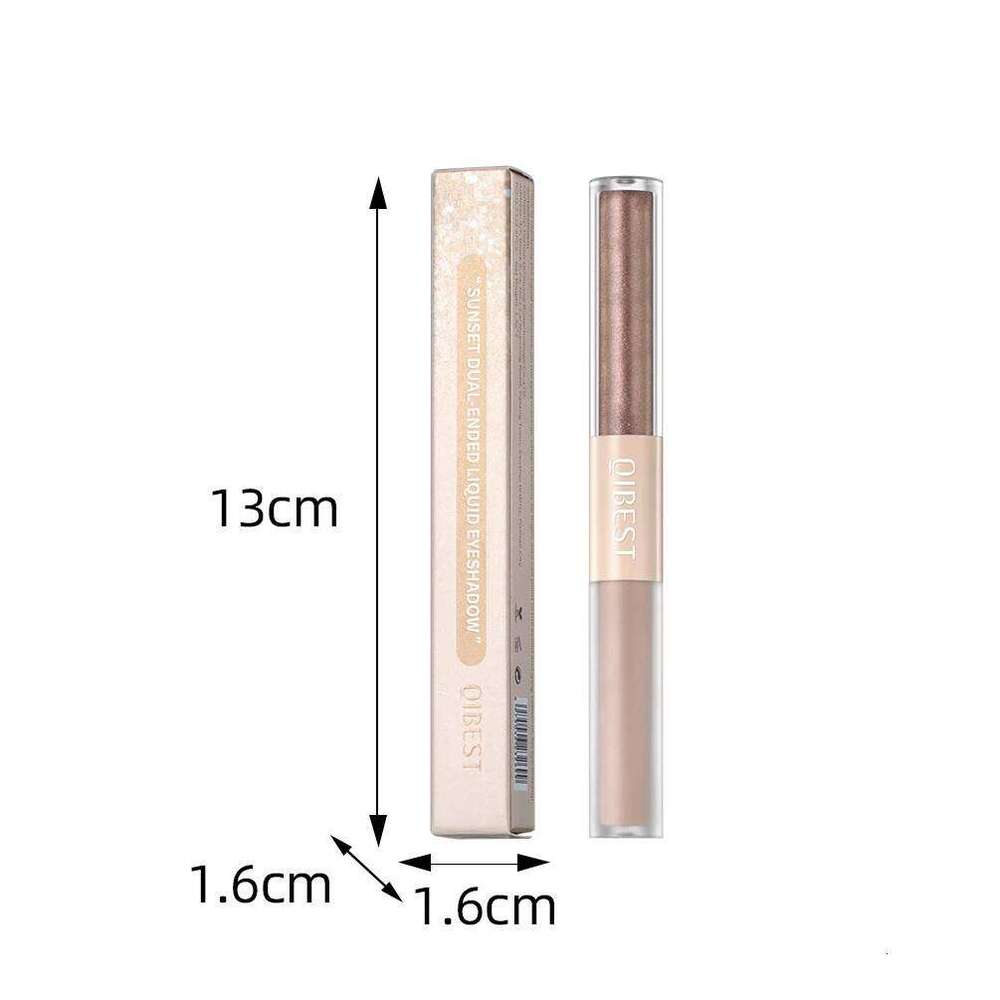 Double Head Glitter Liquid Matte Shadow Contour Lying Silkworm Eye Cosmetics Waterproof Lasting Eyeshadow Makeup X250725