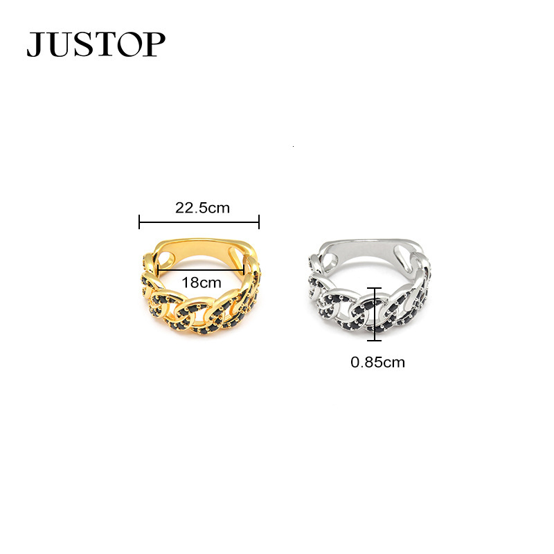 2025 New Fashion Commuter Cuban Ring With Inlaid Diamonds And Real Luxury Jewelry Gold Plating, Light Luxury Design Sense Designer Jewelry Trendy Ring