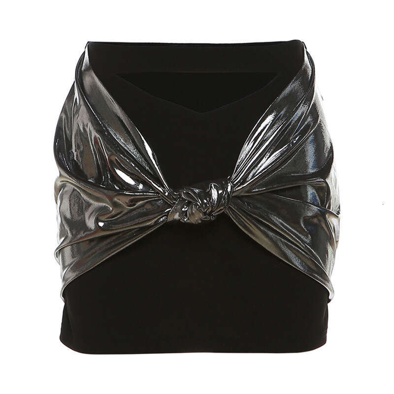 2023 Autumn Winter New Women's Solid Color Slim Fit Camisole Fashion High Waist Skirt Set 533