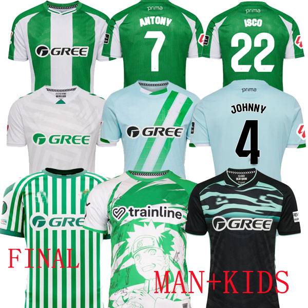 24 25 26 Real Betis Soccer Jerseys 2025 ANTONY ISCO Vitor Roque WILLIAM P.FORNALS B.iglesias Camiseta De Futbol 88 89 special home away kids RETRO League kit