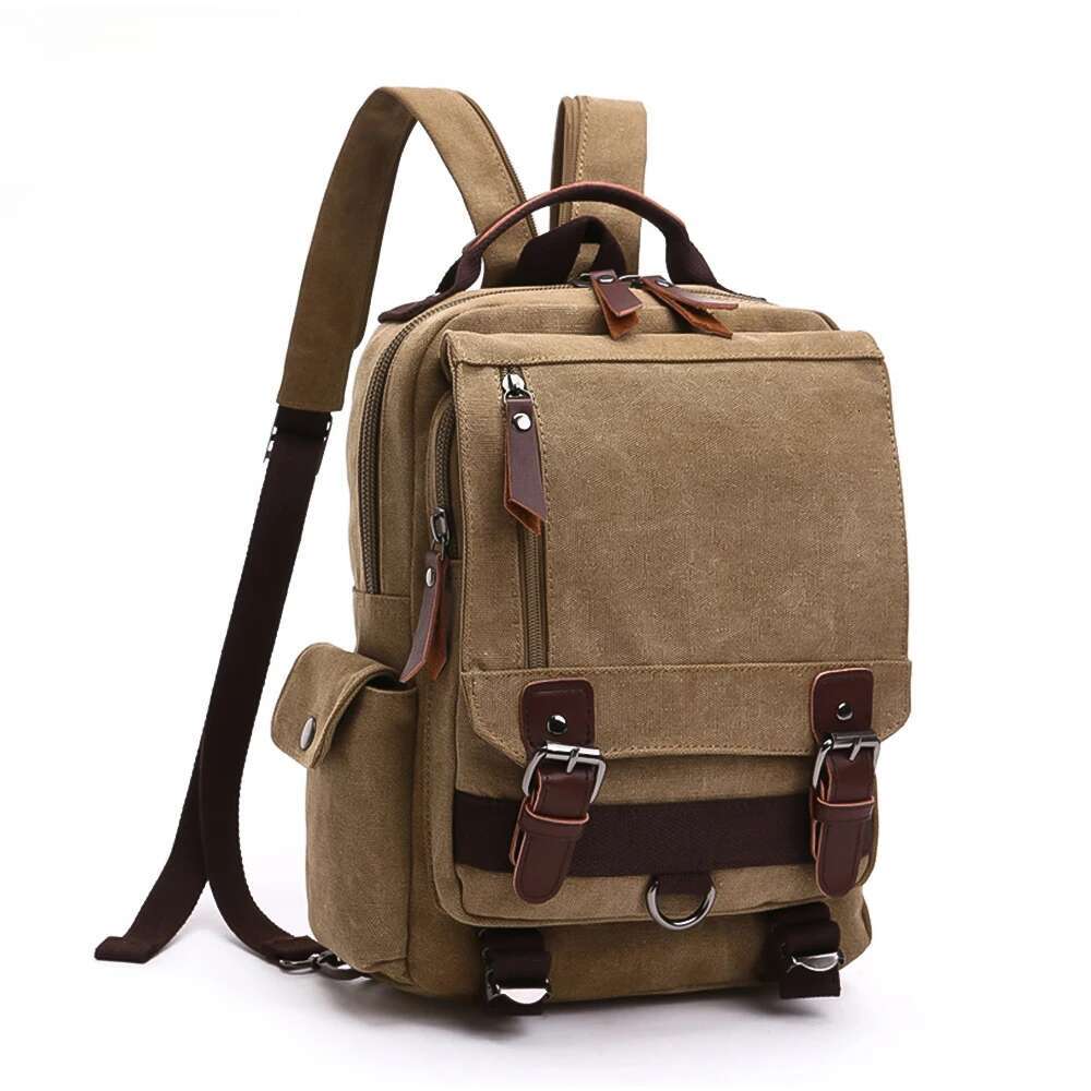 Fashion Women Backpack Vintage Canvas Shoulder Leisure Vogue Package Duffel Bag Wild School Bags For Teenage Girls