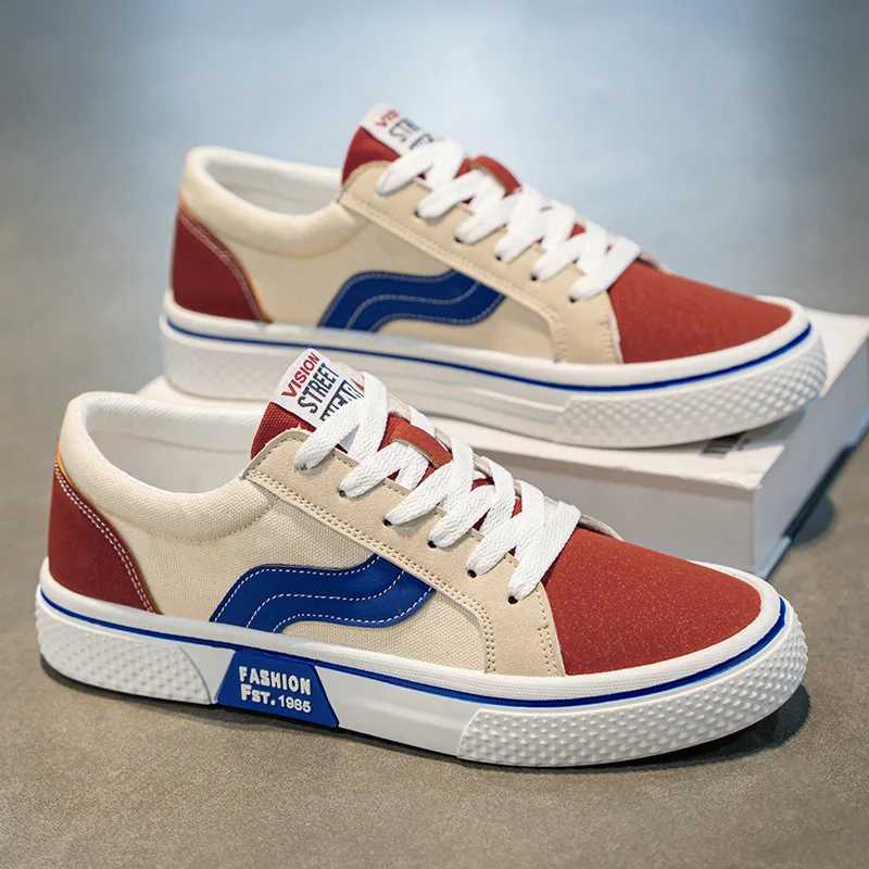 Mens Breathable Soft Sole Casual Sneakers Youth Canvas Student Lightweight Comfortable N-Slip Outdoor Sports Walking Footwear XJ250725