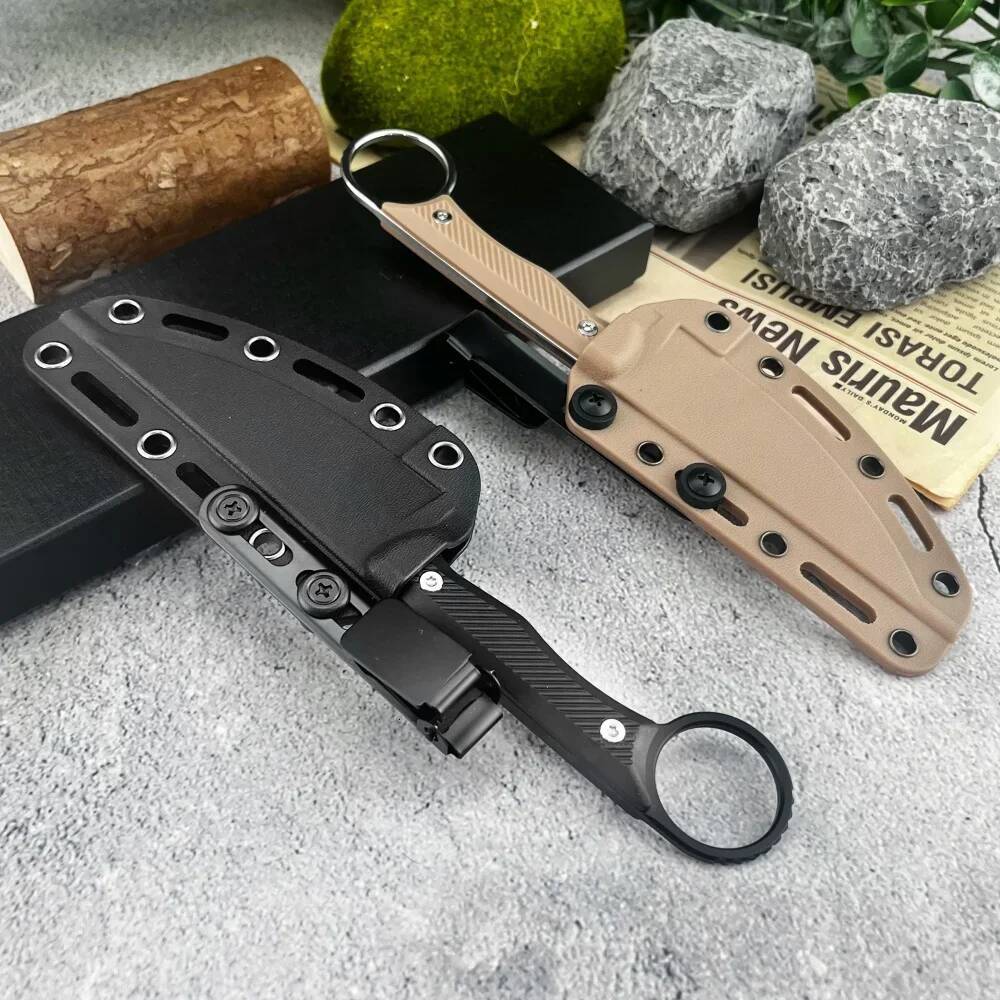 New C High Hardness Fixed 8Cr13Mov Blade with Sheath Portable Outdoor Camping Survival Cutting Rescue Knife high-quality
