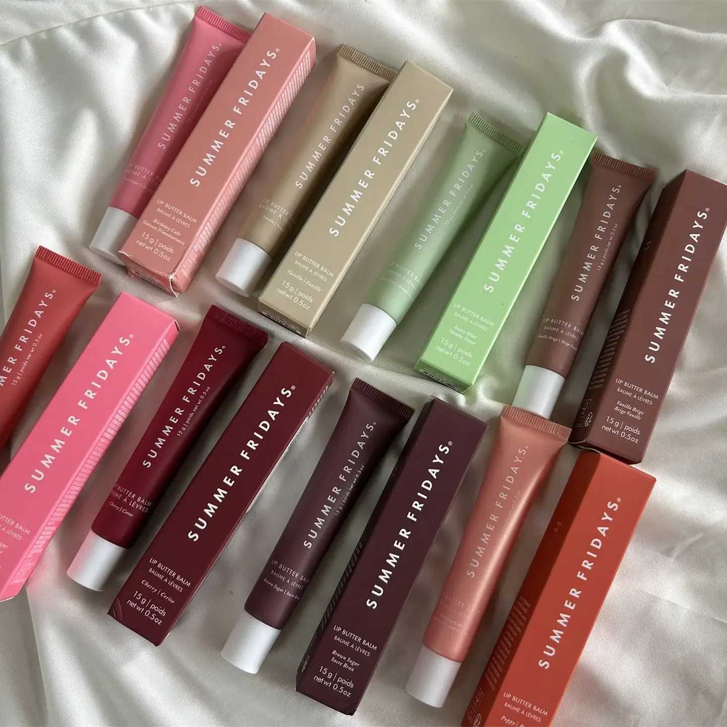 Fashion Luxury Friday lipstick Lubrication Soft Lip Cosmetic Candy Vanilla Beige Sweet Mint Color Lip CareXJ250724