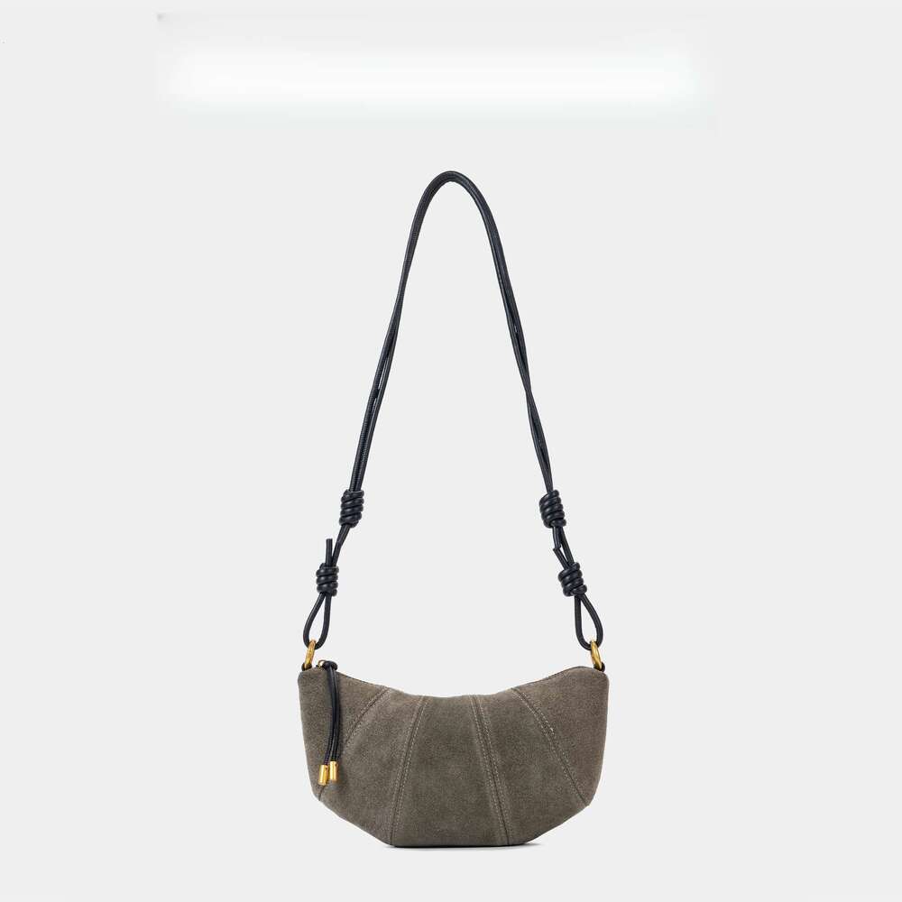 Designer Bag Tote Shoulder Bag French Niche First Layer Cowhide Croissant Lazy Style Genuine Leather Crossbody Dumpling For Women