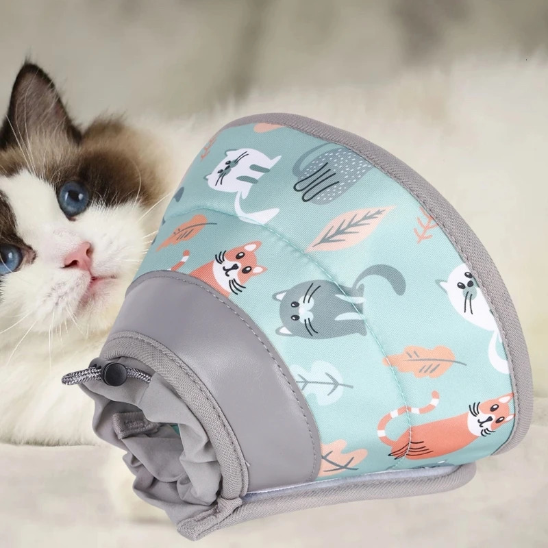 Pet Recovery Collar Comfortable Light weight Collar Protective Regulable Collar for Dogs and Cats Soft and Permeable 250716