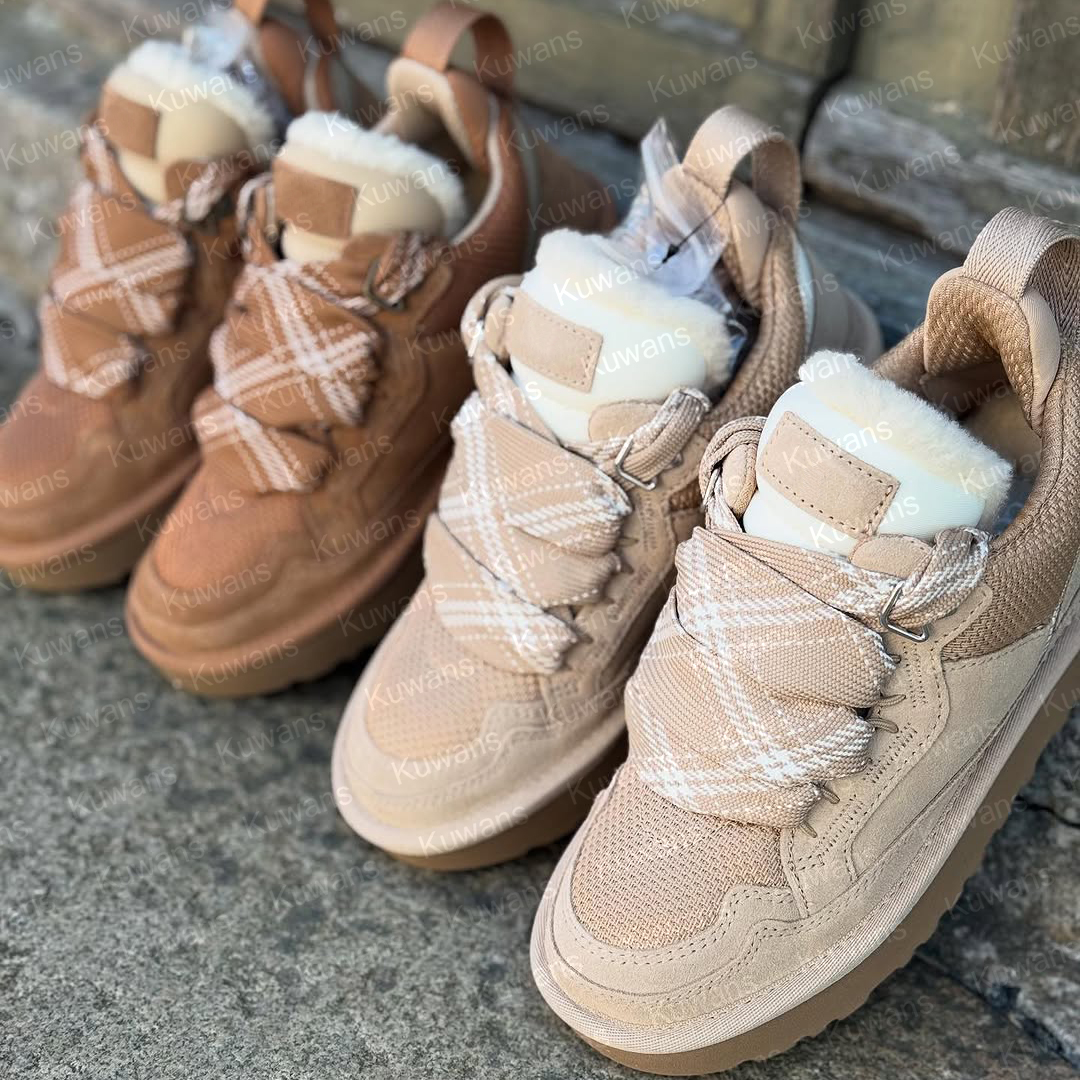 Designer Lowmel Sneakers Trainers Casual Shoes Boots Highmel Tasman Tazz Slippers Womens Suede Chestnut Sand Wool Sheepskin Winter Cold Fall size 35-42