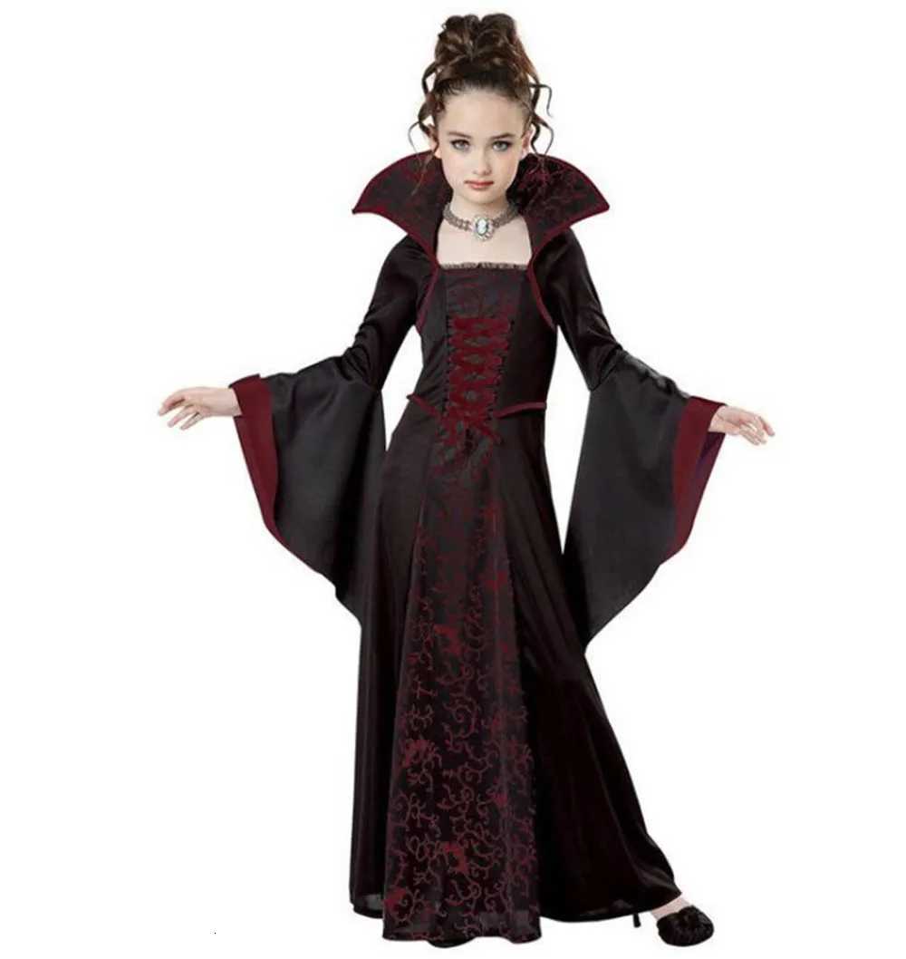 Halloween Role Playing Witch Vampire Girl Costume Girl Disfraz Carnival Dress up Par Mujer Performance Costume Z250725