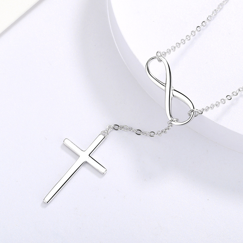Hot-selling Classic Fashion Cross Pendant Fresh Style Women's Halloween Sterling Sier Jewelry