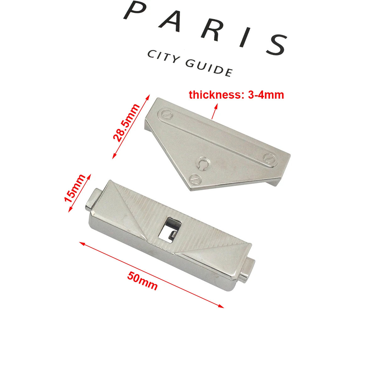 1pcs Metal Turn Lock Fashion Durable Twist Lock Clasp for DIY Handbag Bag Purse Luggage Hardware Closure Bag Parts Accessories 250723