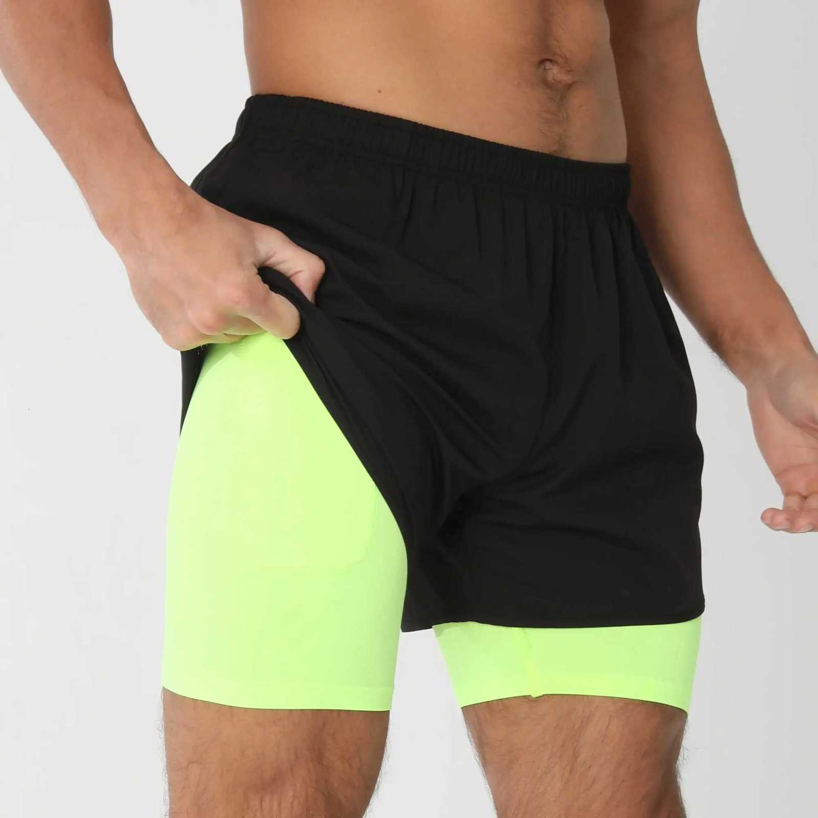 Gym Shorts Men Running Shorts with Liner Pockets Towel Loop Quick Dry Lightweight Workout Mens Breathable Athletic Sport Shorts W250724