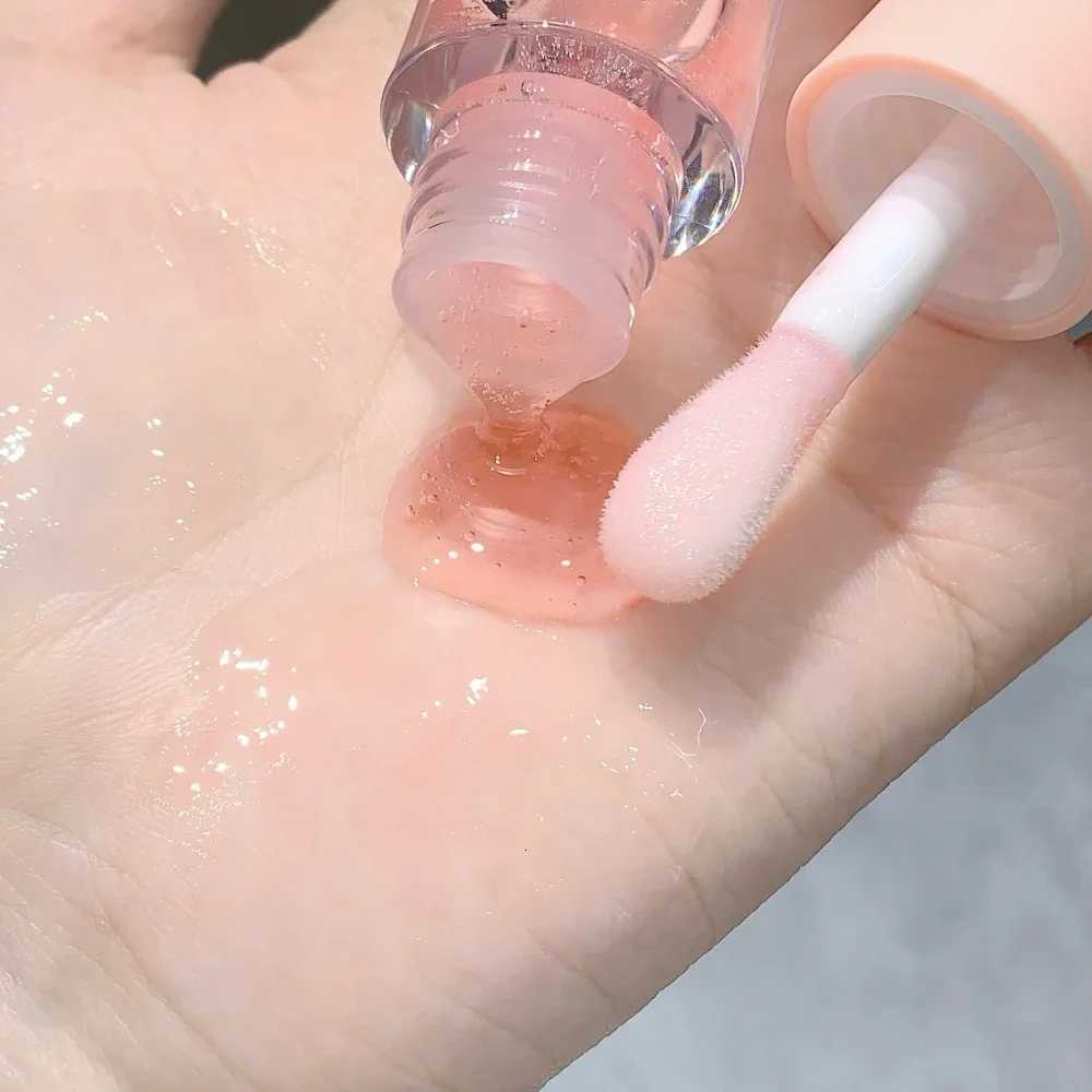 Water Light Lip Gloss Moisturizer Transparent Jelly Mirror Fruit Crystal Lip Oil Clear Hydrating Plumping Korean Lip Care MakeupXJ250724