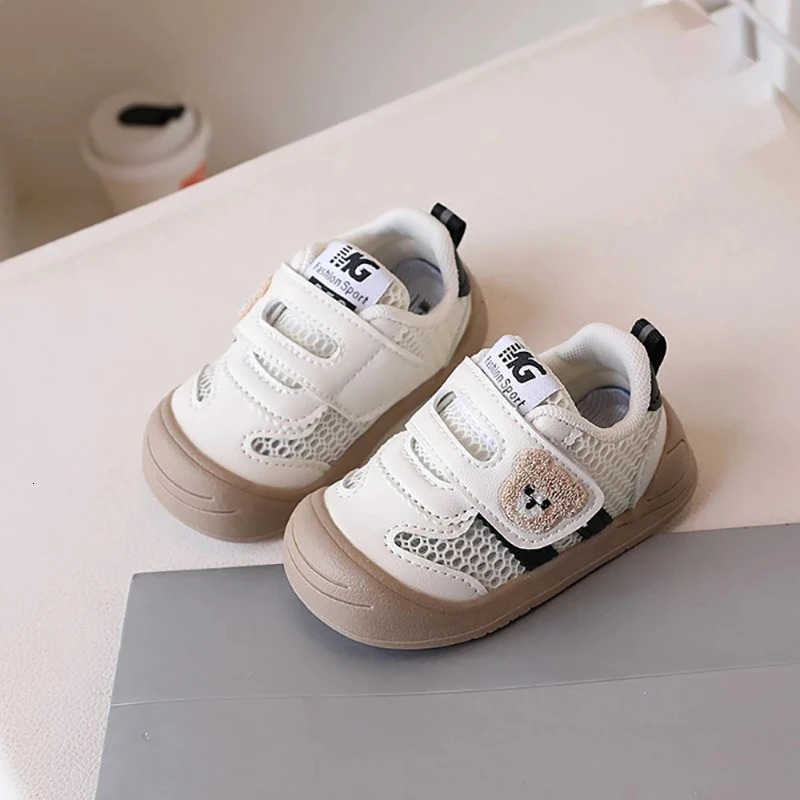Summer Sneakers For Children Mesh Fabric Breathable Kids Ergonomics Softsoled Baby Boys Girls Toddler Shoes 250725