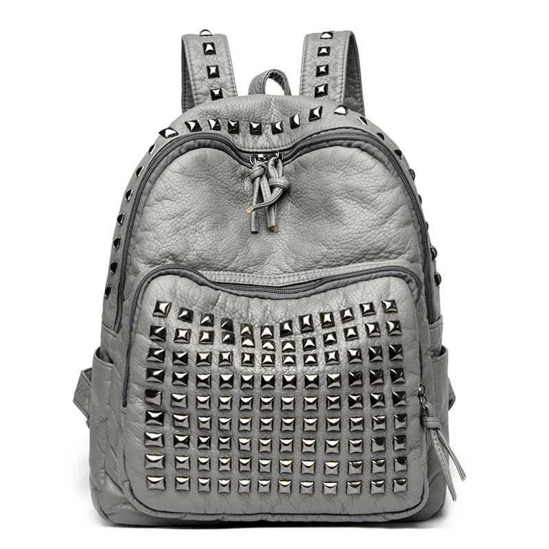 Fi Soft Leather Wen Backpacks Designer Large Capacity Girls School Bag Luxury Fem Backpack Travel Bags Handbag Y250724