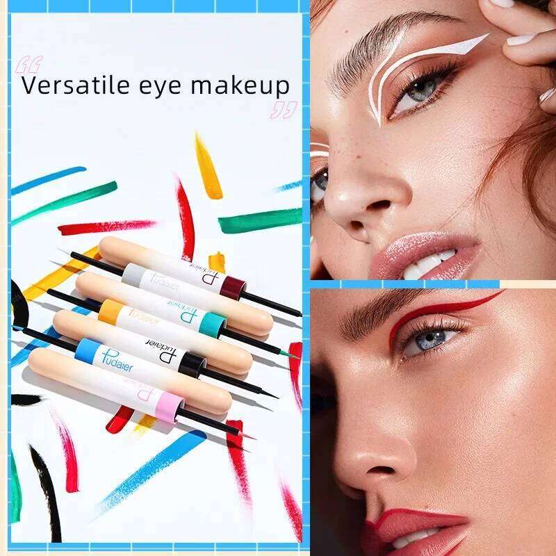 12 Colors Liquid Pencil Shimmer Sexy EyeShadow Portable Waterproof Durable Eyeliner Women Hot Sales Makeup Cosmetics X250725 X250725