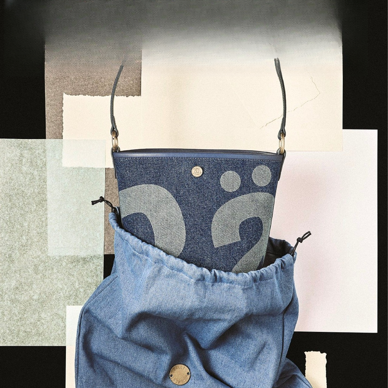 Top quality Brand High Quality New Style Free Delivery Designer 2025 New Bucket for Trendy Large Capacity Letter Print Shoulder Underarm New Free Deli