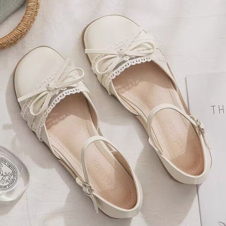 Ddmysports Summer French Stunning Open Toe Sandals For Dresses Fairy Style Hollow Single Shoes New Model Outdoor Shoes