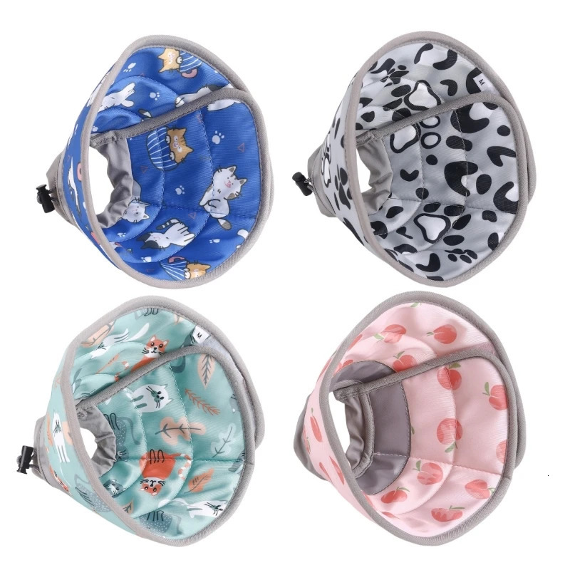 Pet Recovery Collar Comfortable Light weight Collar Protective Regulable Collar for Dogs and Cats Soft and Permeable 250716