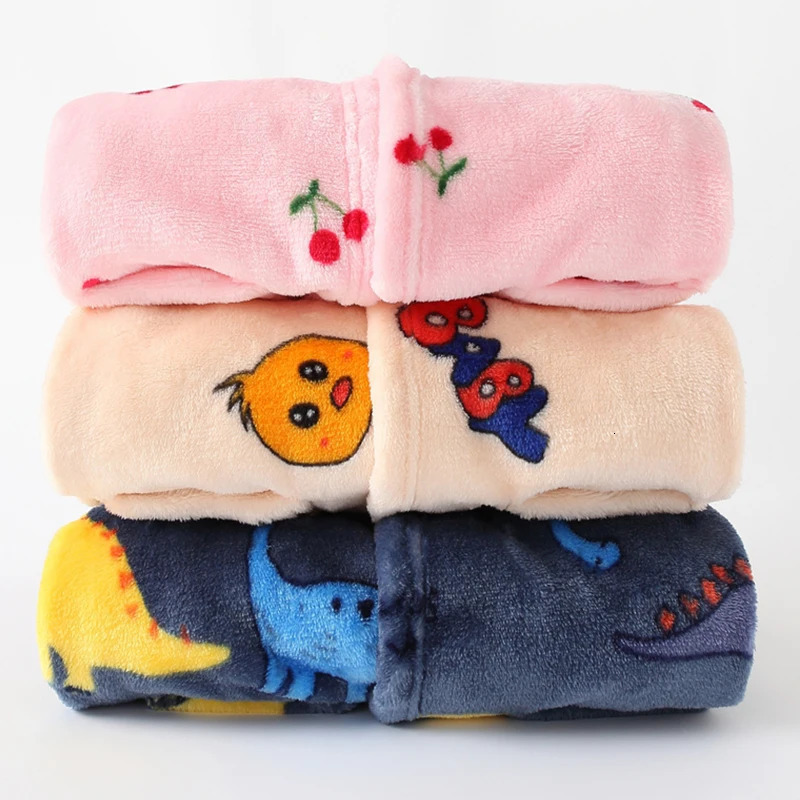 Boy and Girls Flannel Pajamas Robe Autumn Winter Children Sleepwear Soft Hooded Kids Homewear 28 Years 250725