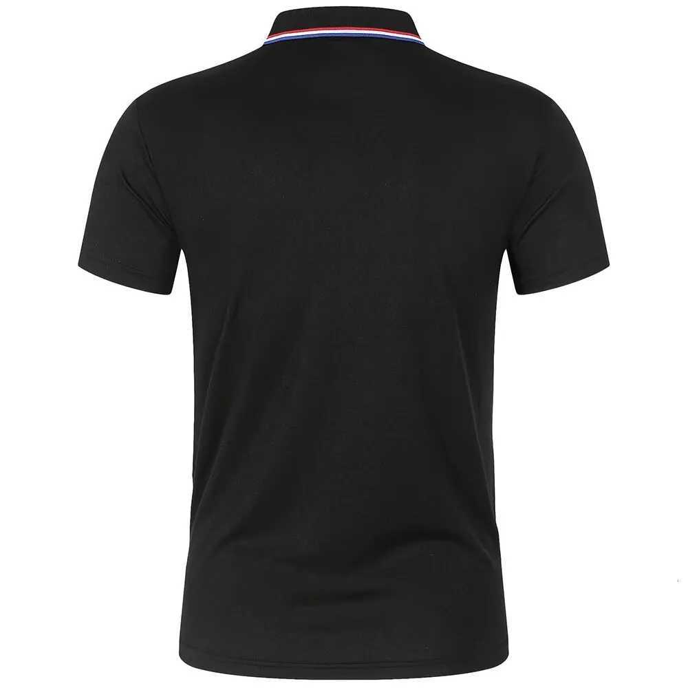 2025 Hot Sale Mens Summer Casual Breathable Comfortable Polo Shirt Mens Solid Color High Quality Short Sleeve T-Shirt XJ250725