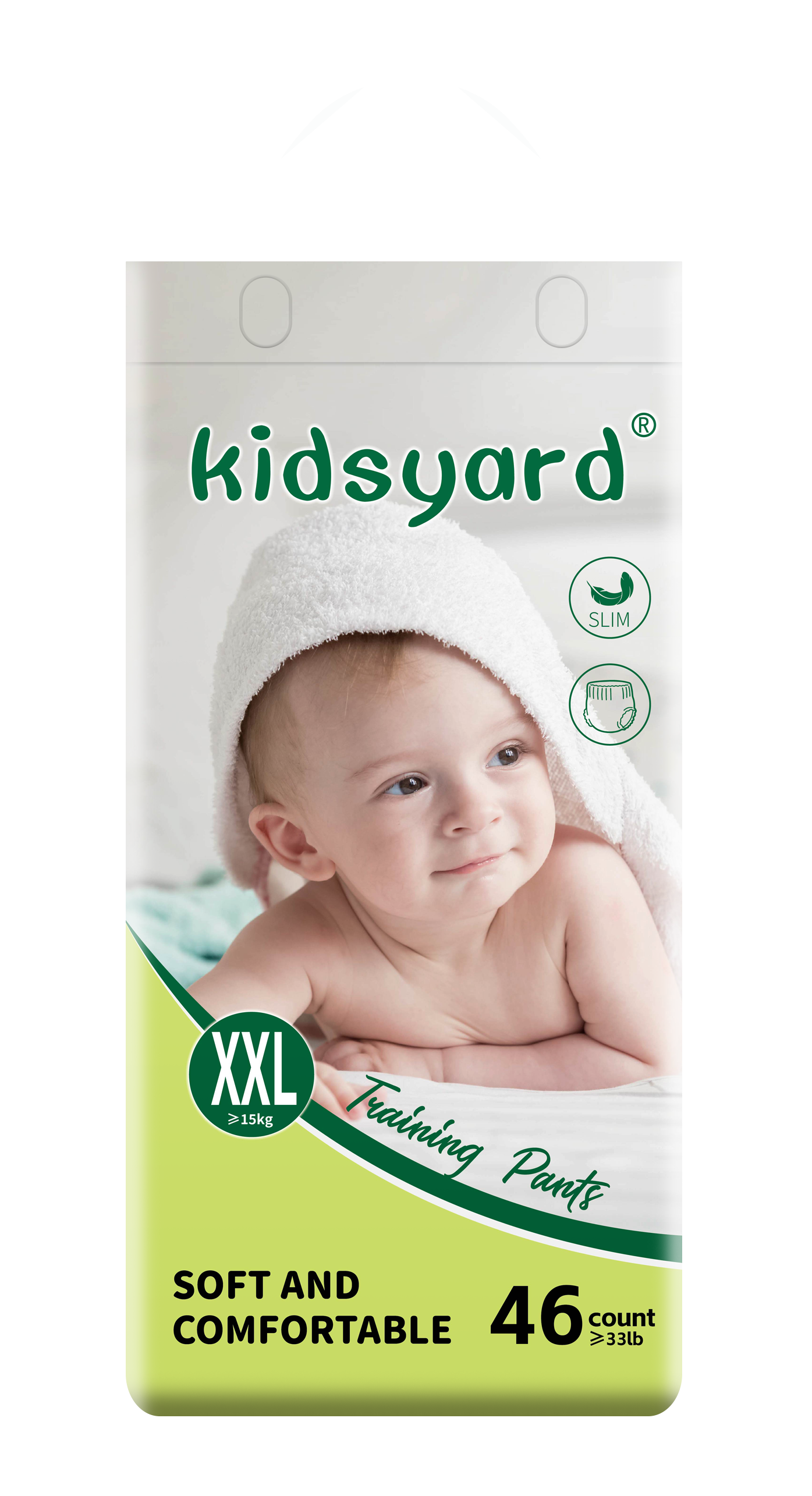 Disposable Children's baby diaper pants by Kidsyard Soft Elastic Waistband
