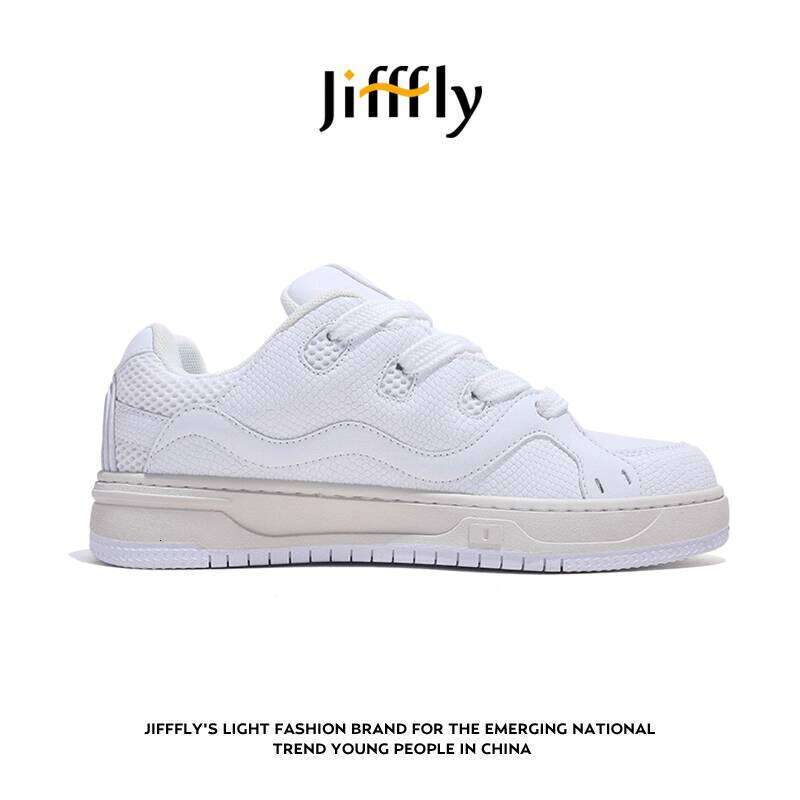 Jifffly Men's Sneakers 2025 Summer New White Ins Niche Fashion Trend Casual Sports Shoes for Women