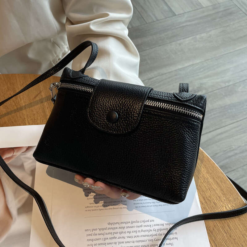 Genuine Leather Phone for Women, Crossbody New Fashionable Small Bag, Cowhide Stylish High-end Versatile Compact Shoulder Bag