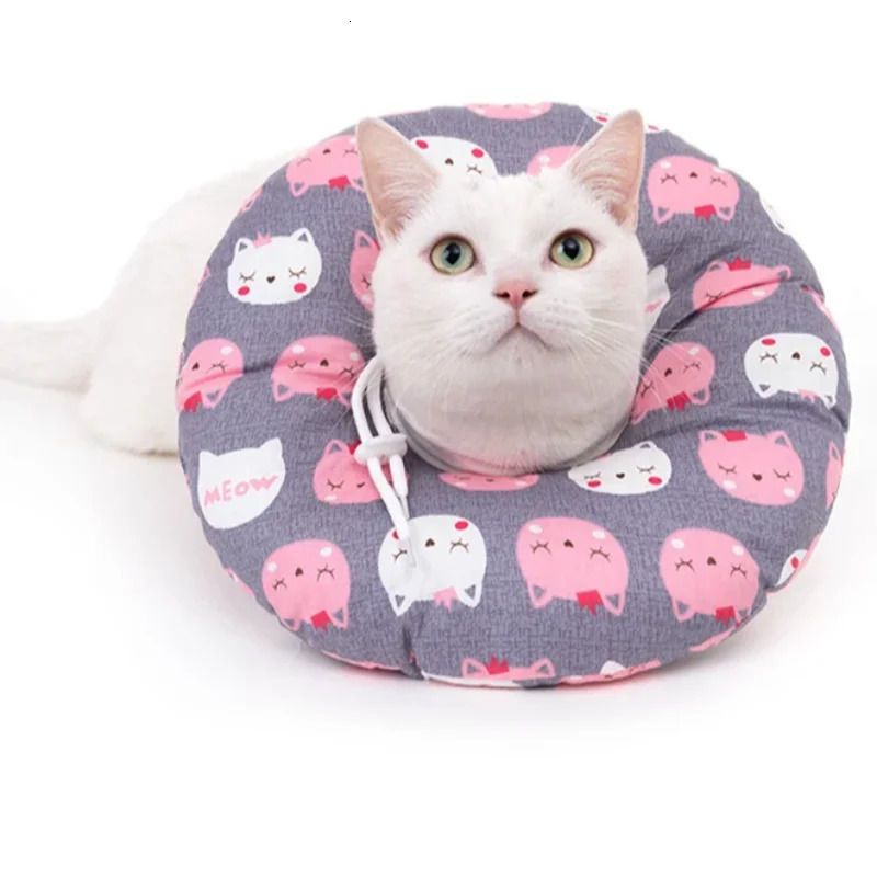 Anti-bite Lick Cat Dog Elizabeth Collar Aerated Wound Protective Pet Kitten Shame Ring Neckband Anti Scratch Cone After Surgery 250716