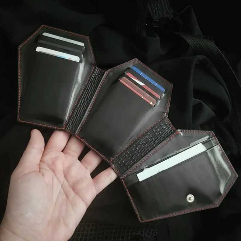 Dark Style Coffin Design Coin Purse Halloween Pattern Clutch Zipper Wallet PU Leather Trendy Purse Z250725