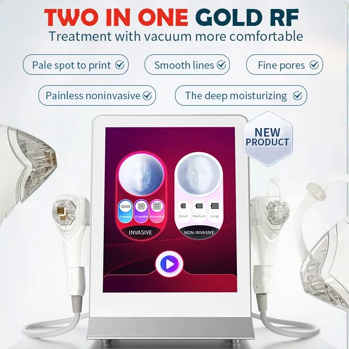 2 In 1 RF Microneedling Machine For Skin Lifting And Pore Shrinking Radio Frequency Microneedle Beauty Salon Machine