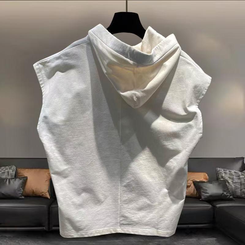 Advanced Jacquard T-shirt men's fashion brand summer plus size heavy short sleeve American high street five and a half sleeves.#014363999