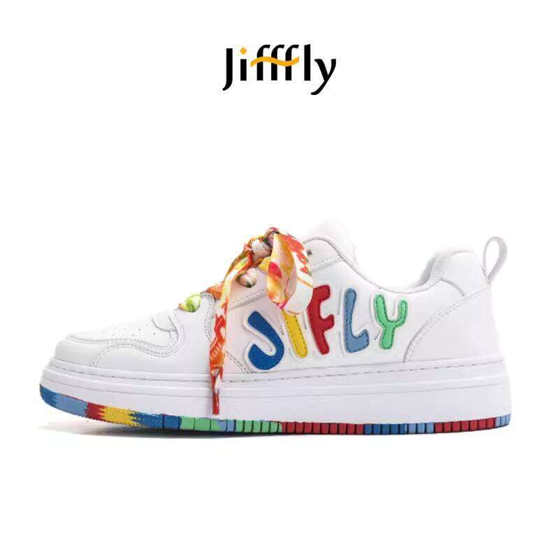 Jifffly Men's Sneakers 2025 Summer New Versatile Loafers Couple White Casual Sports Shoes