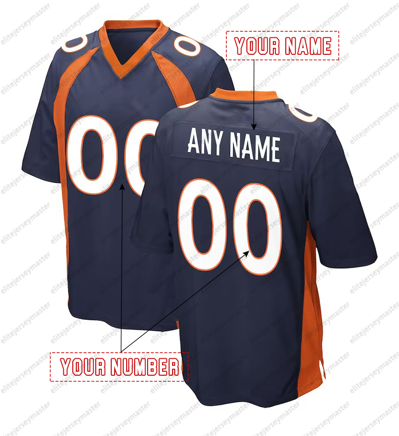 10 Bo Nix 2 Patrick Surtain ll 7 John Elway 14 Courtland Sutton Personalized Customized Football Jerseys Custom Any Number Name For Men Women Youth 222