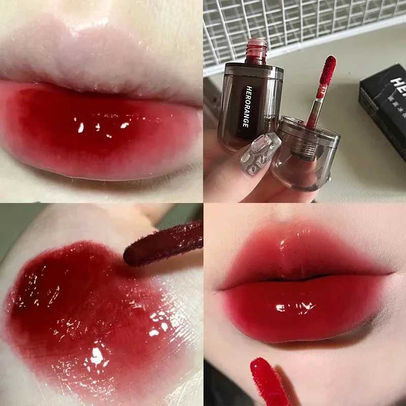 Misty Ice Night Mirror Lip Gloss Long Lasting Not Fade Lip Tint Water Gloss Glass Lipstick Blood plasma Lip Makeup CosmeticsXJ250724