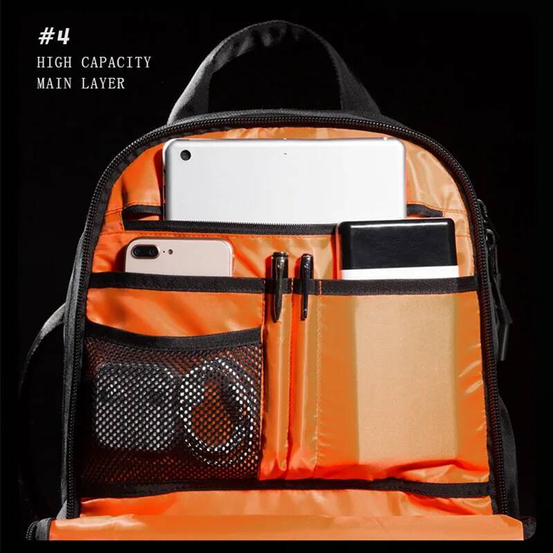 Tangcool Business for Men 15-16 Inch Laptop Backpack Large Capacity Waterproof Travel Bag with Multiple Compartments high-quality