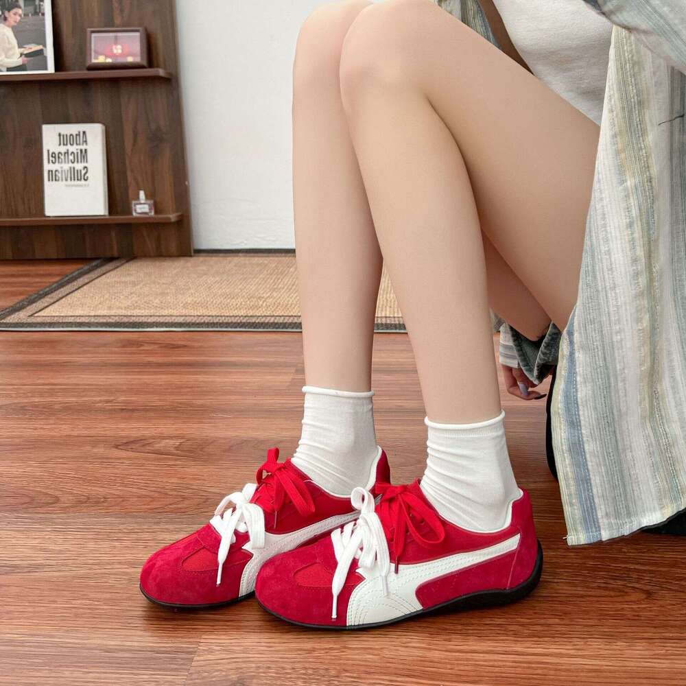 Dexun Summer Versatile Outdoor Thick-Soled Women's 2025 New College Style Casual Dad Shoes for Women