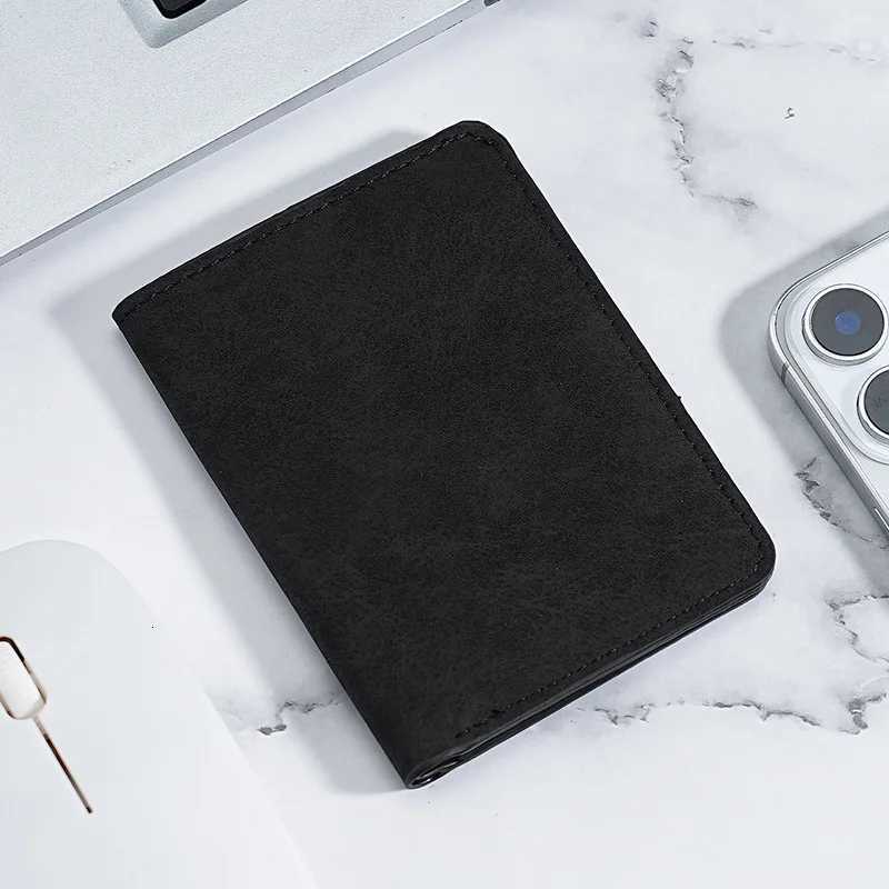 Card bag Male ultra-thin mini small wallet Multifunctional drivers license leather case Multi-card position Anti-degaussing cer Z250725