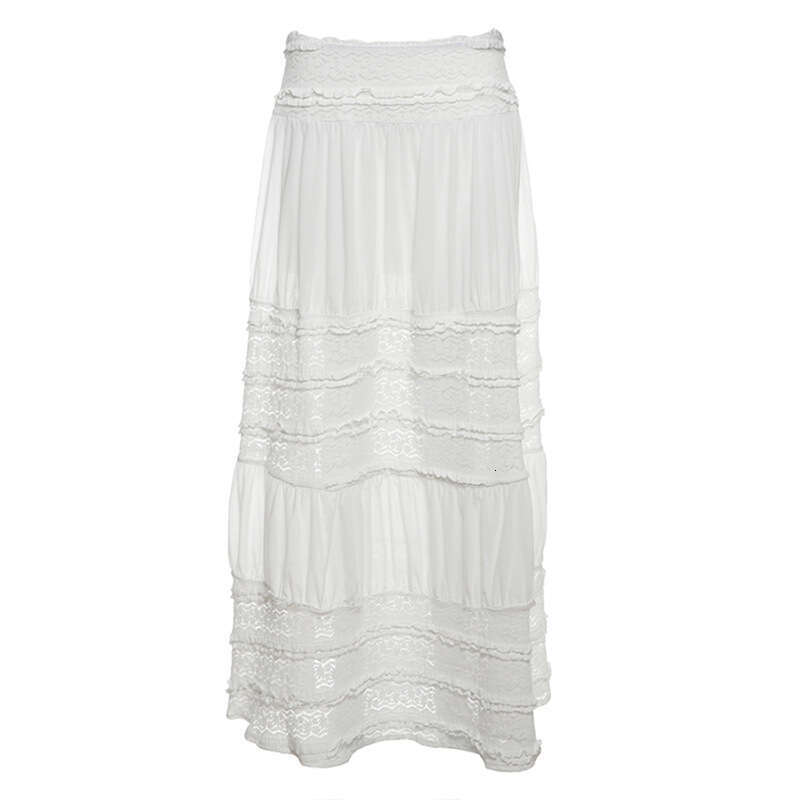 2025 Spring New Women's Solid Color Halter Neck Backless Vest Fashion High Waist Skirt Set a73