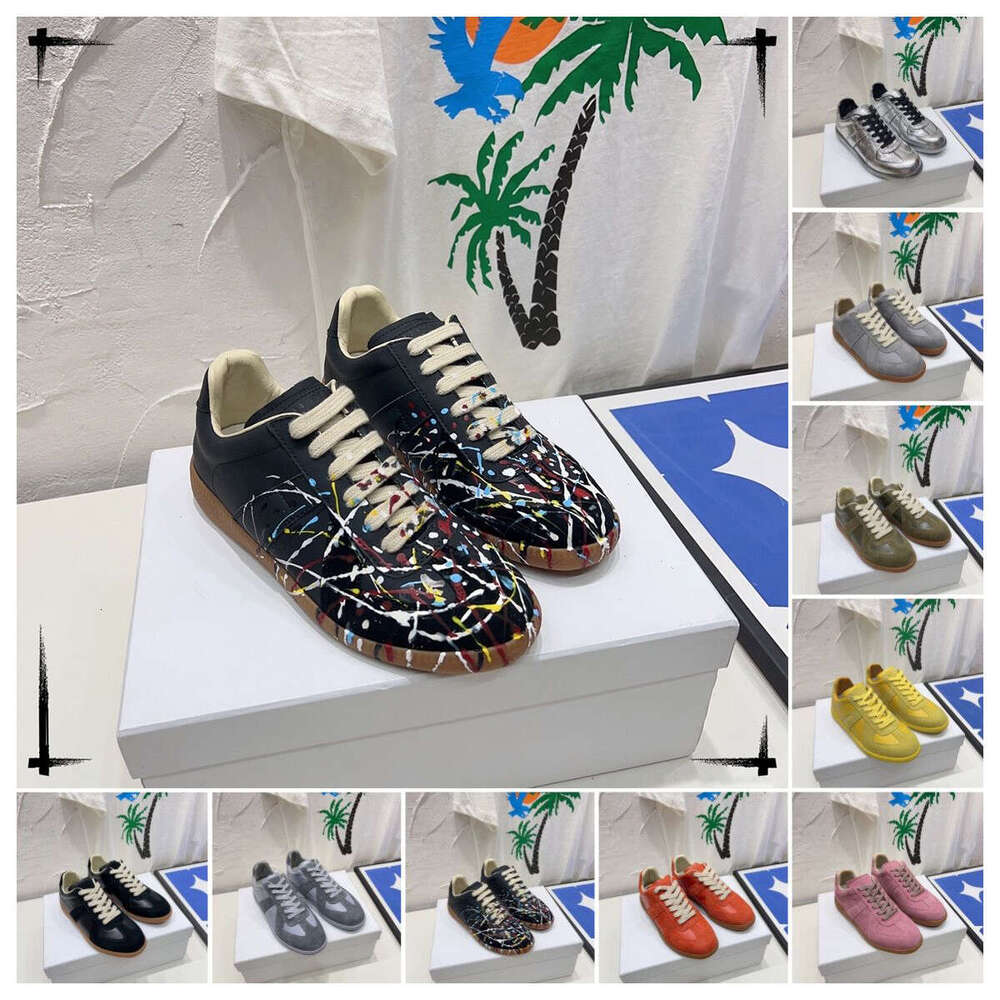 Top Designer GATs Shoes Low German Army Casual Trainers Mason Sneakers White Grey Gum Painter Black Nude Men Women With Box
