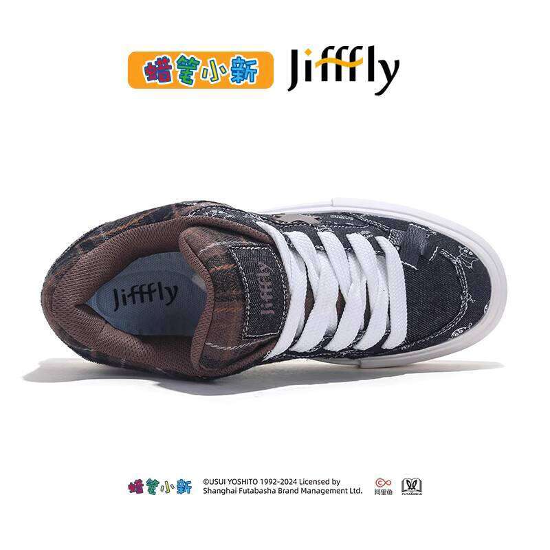 Jifffly Crayon Shin-chan Collaboration Sneakers for Men 2025 Summer New Ins Niche Casual Versatile Skateboard Shoes