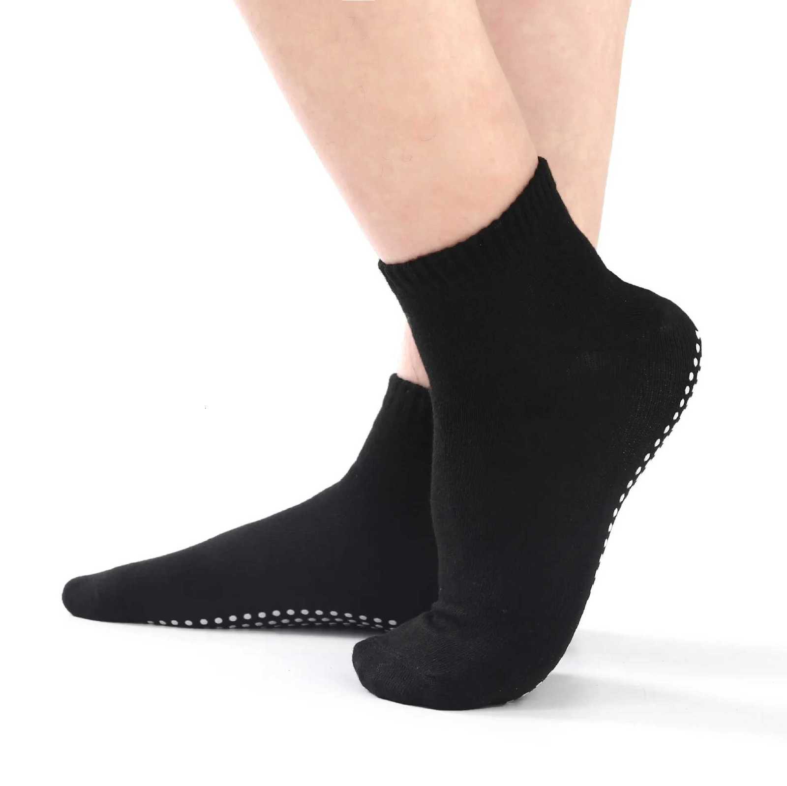 Professional Silicone Anti-Slip Socks Casual Breathable Solid Color Mens Sports Socks Low Cut Ankle Boat Socks X250725