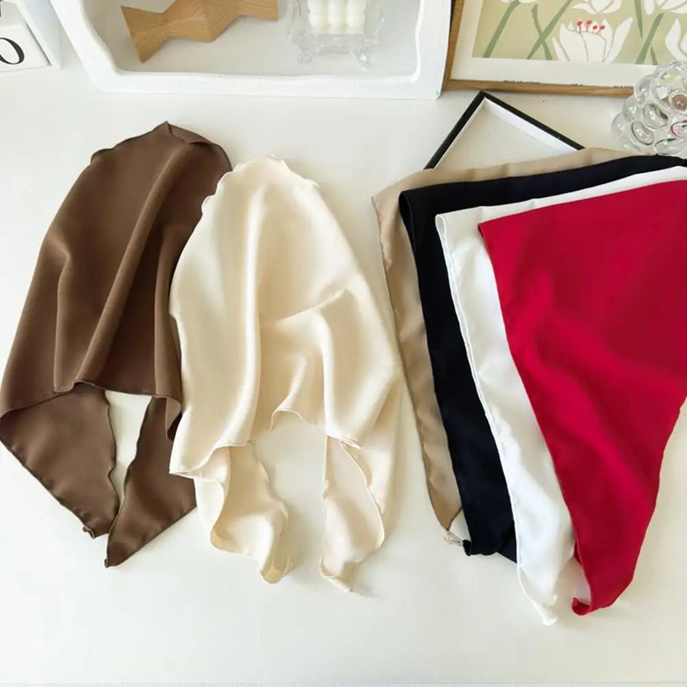 Multi-functional Headscarf Cloth Fabric Triangle Hair Scarf Travel Po Bandana Headwrap Soft DIY Vintage Hair Accessories 250723