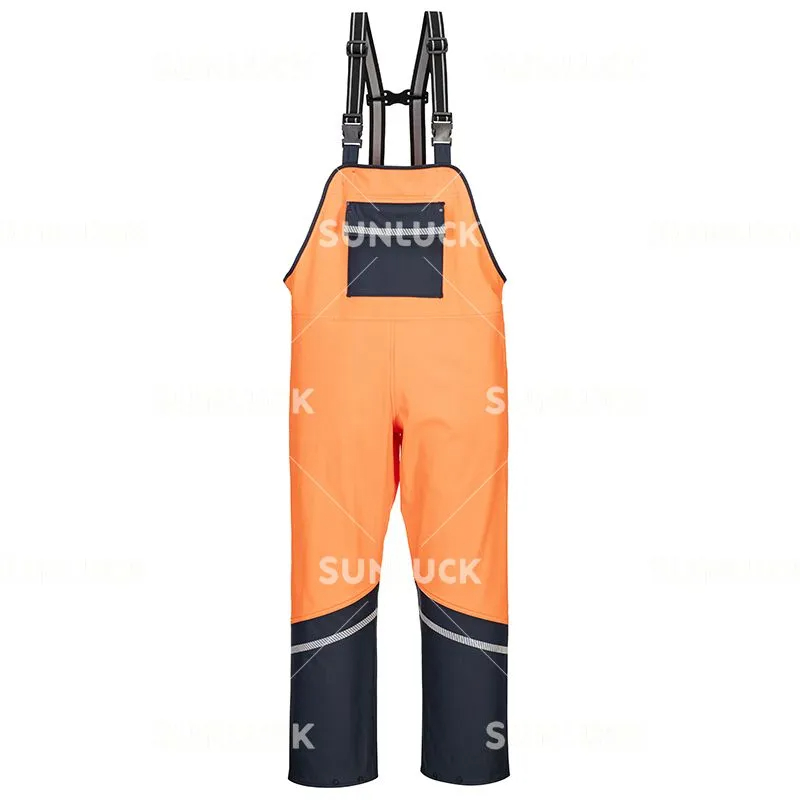 340G half PU top, refective strip hanging bag pants NO.YFZ-17