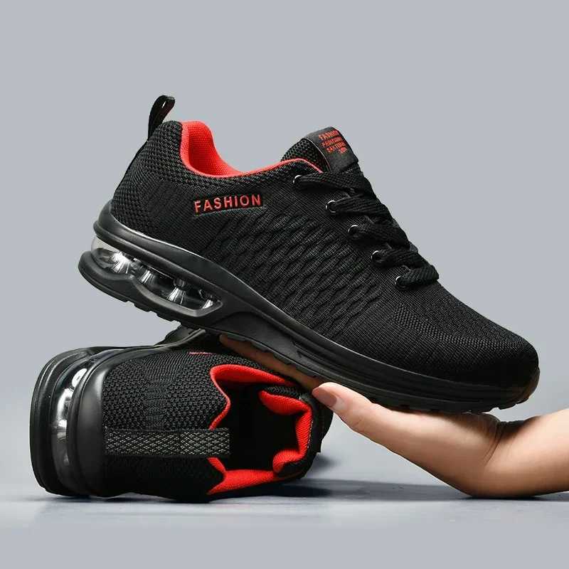 Plus Size 46 47 Mens Sports Shoes New Fi Summer Black Sneakers Men Cushioning Air Running Shoes Husband Running Shoes XJ250725
